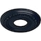 Ekena Millwork Jackson Ceiling Medallion (Fits Canopies up to 7 3/8"), 12 1/4"OD x 4"ID x 1 1/8"P, Midnight Dream CM12JAMDF - alternate 2